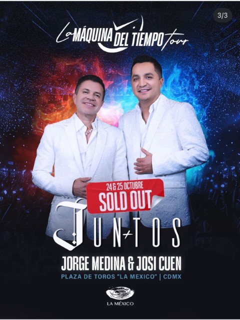 Juntos Jorge Medina y Josi Cuen La Maquina del Tiempo