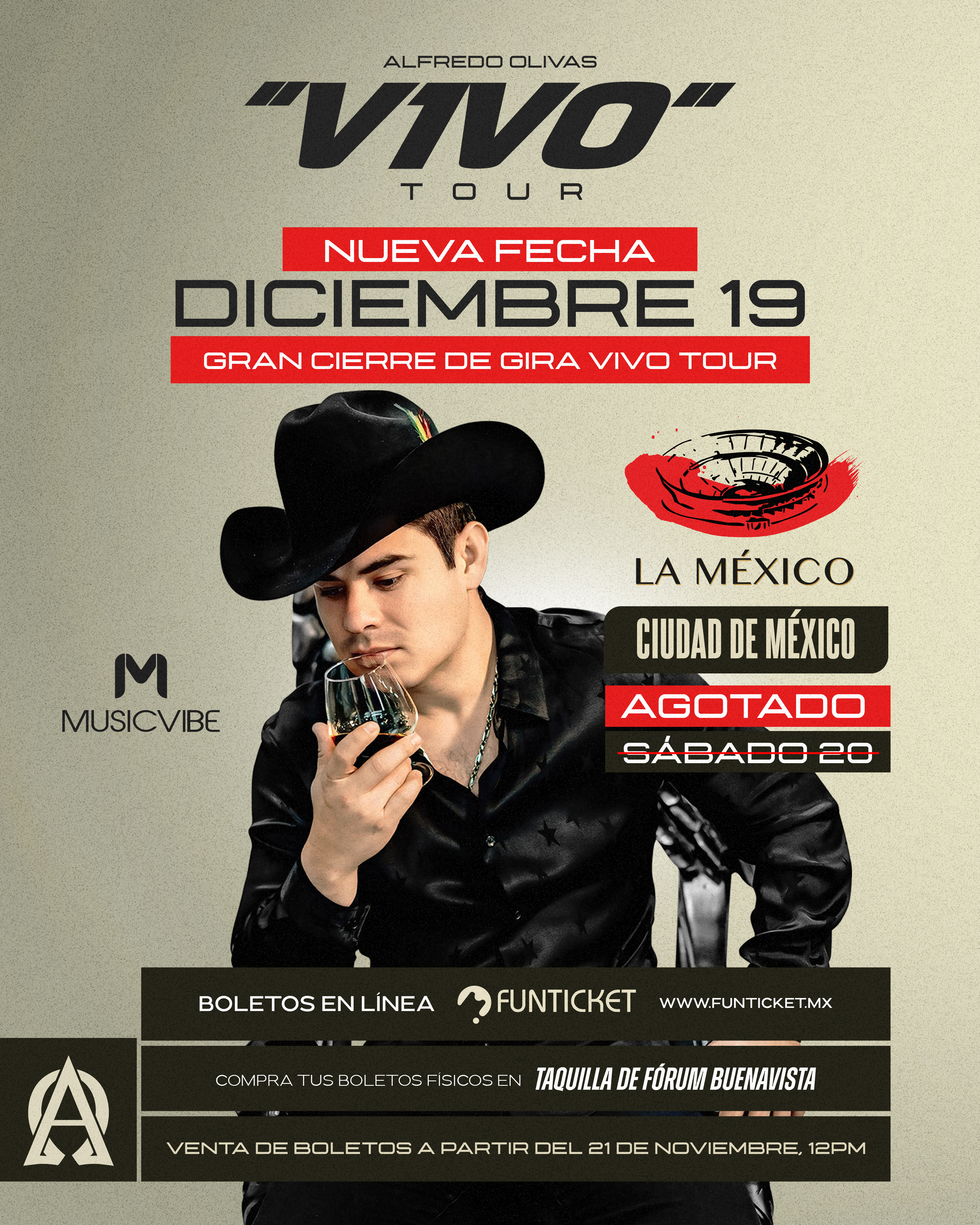 Nueva Fecha Alfredo Olivas 